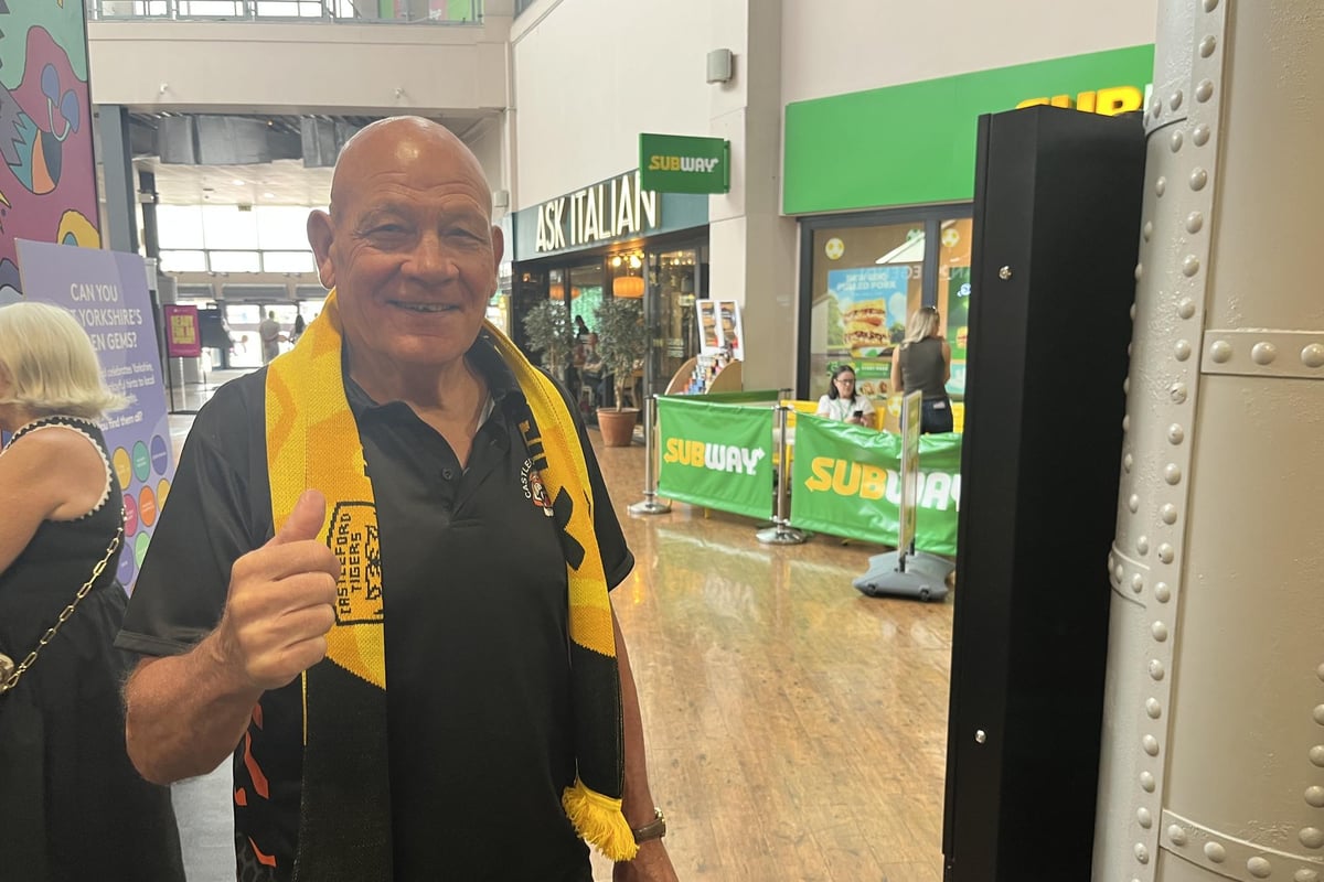Mick 'I can't Spake' Morgan gives Yorkshire Day a lift at Xscape in Castleford