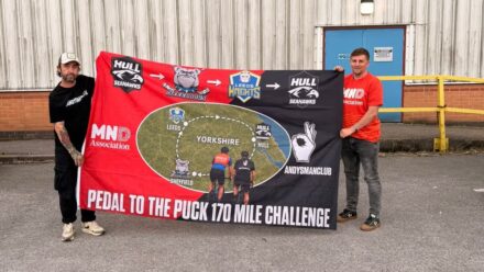 Hull friends to take on ice hockey-themed cycling challenge across Yorkshire