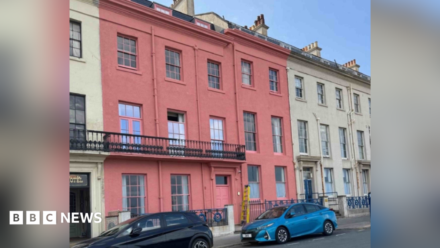 Whitby hotel painted pink without permission to be repainted