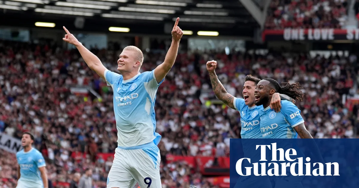 Manchester City recover from Foden red card as Haaland wins derby at United | Premier League