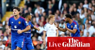 Fulham 1-1 Manchester United: Premier League – as it happened | Premier League