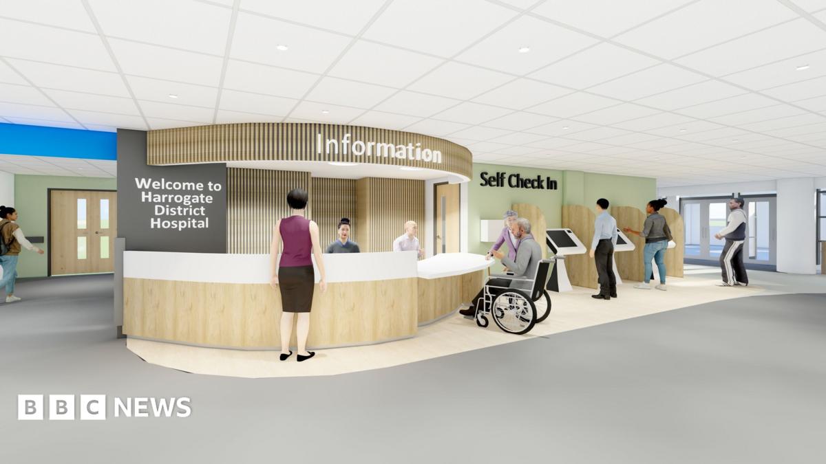 Harrogate Hospital entrance to undergo revamp
