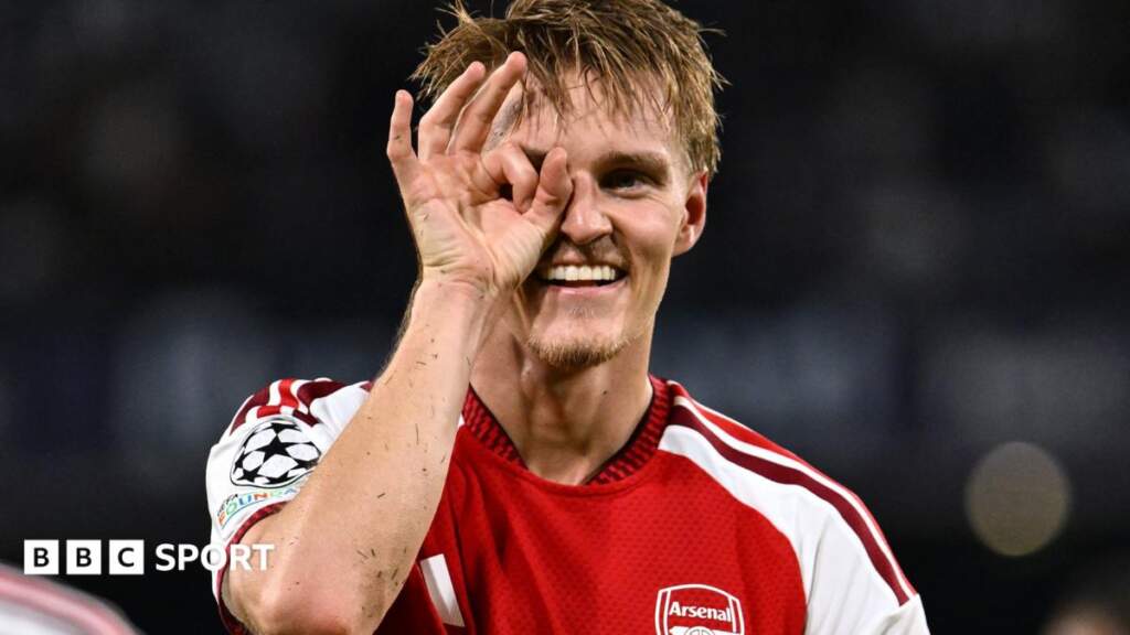 Napoli 0-1 Arsenal: Martin Odegaard looks back to his best for Gunners