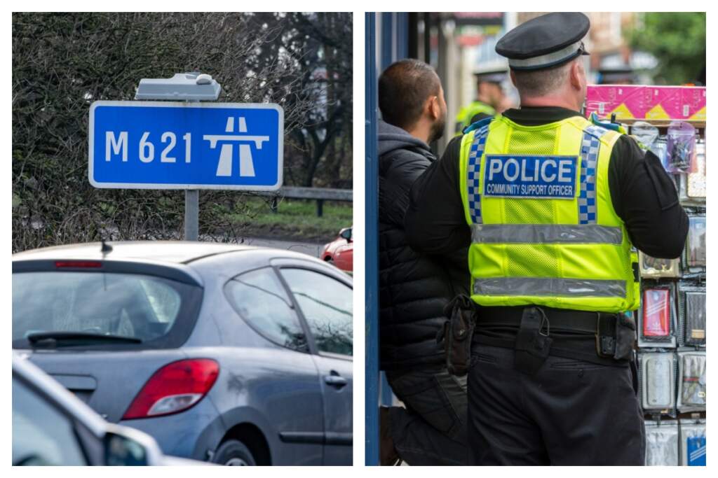 Man arrested after police shut M621 motorway near Leeds for almost three hours