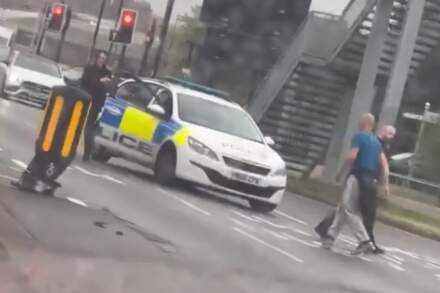 Traffic stopped by police incident outside Sheffield railway station