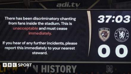 Hull City fined £30k by FA & bans issued over discriminatory chants