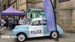 Sheffield police box with 1960s displays open to public