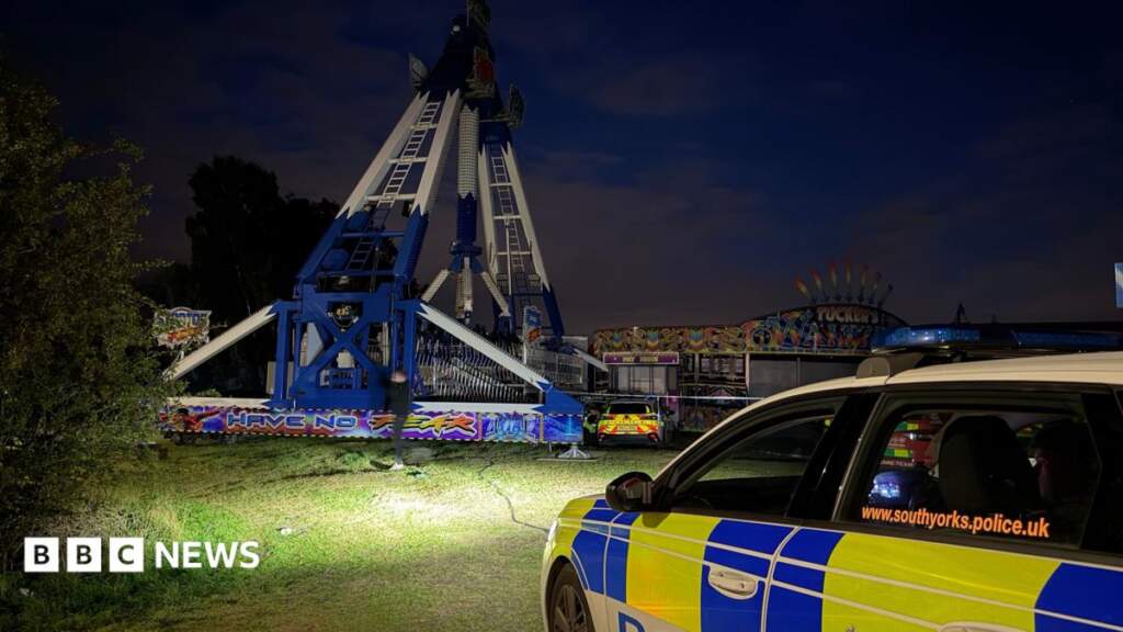 Children and a woman injured on Maltby fairground ride