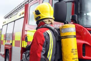 Firefighters spend night at recycling centre blaze near Sheffield